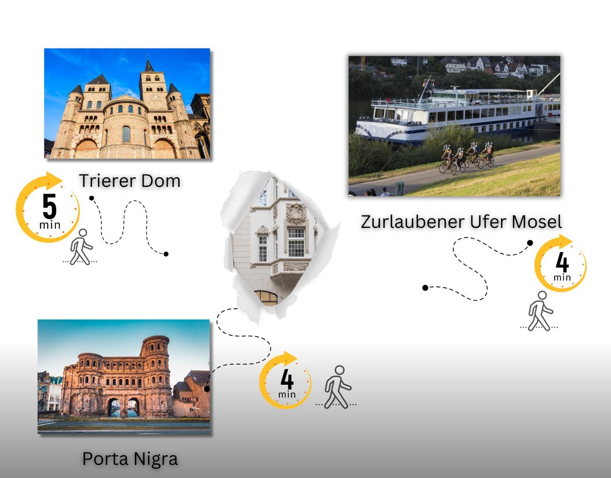 Modern Elegance In Historical City Center Trier Buitenkant foto