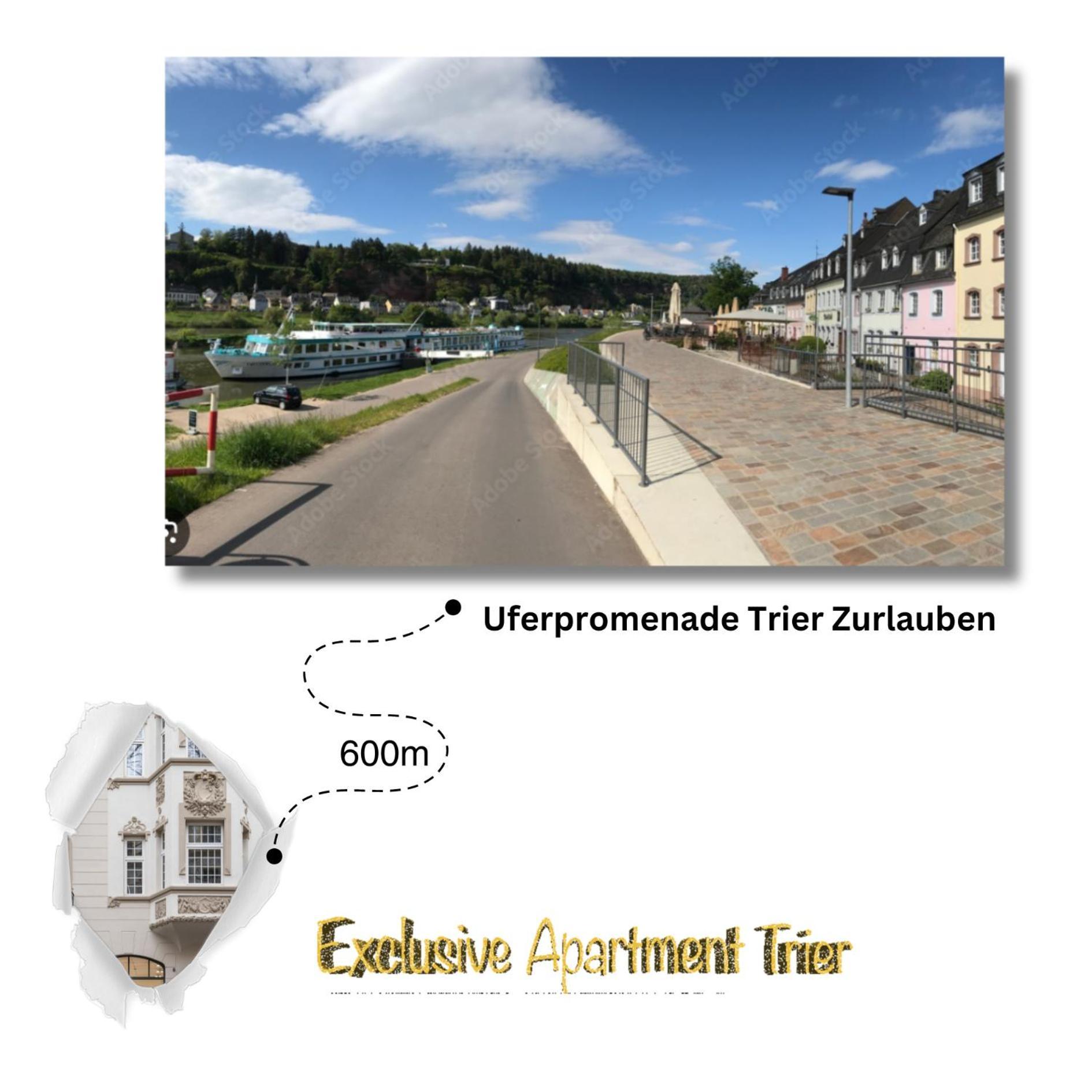 Modern Elegance In Historical City Center Trier Buitenkant foto